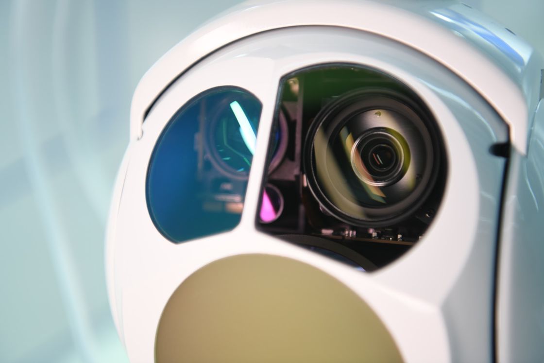 63 مم طويلة الموجة غير مبردة الأشعة تحت الحمراء الكاميرا الحرارية بدون طيار Gimbal مع مستشعر 30X EO