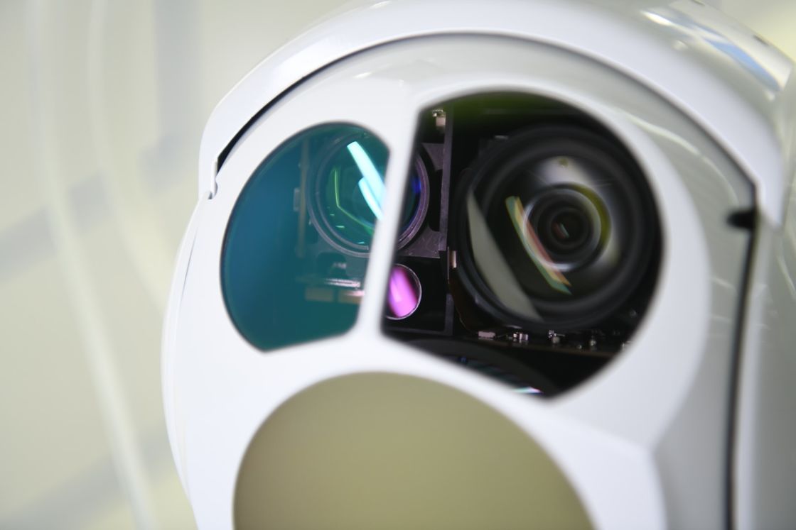 63 مم طويلة الموجة غير مبردة الأشعة تحت الحمراء الكاميرا الحرارية بدون طيار Gimbal مع مستشعر 30X EO