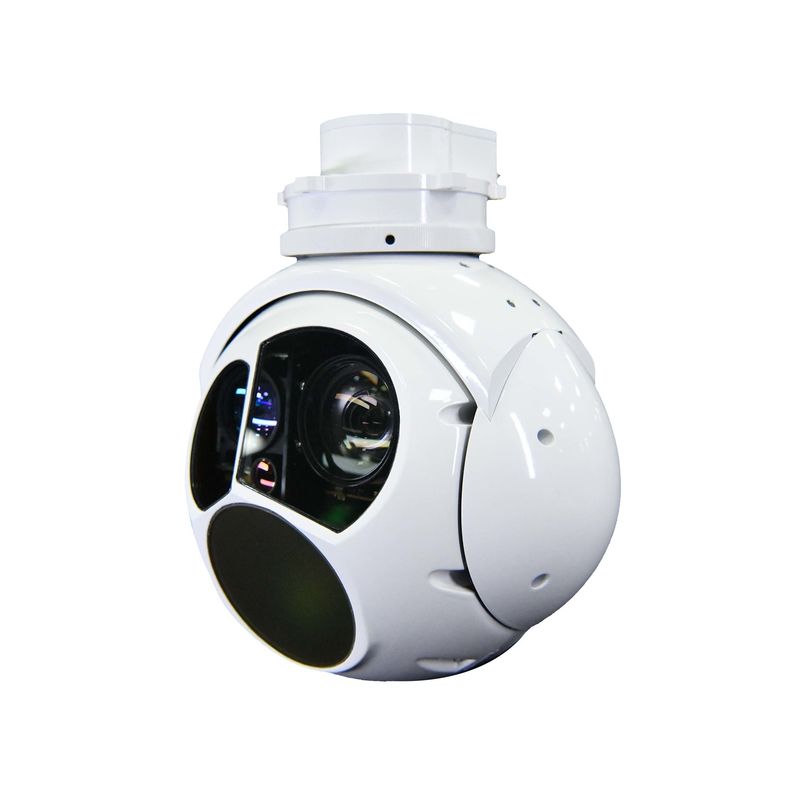 TS02 محورين عالية الدقة LWIR UAV الحرارية الحمولة المفيدة كاميرا مستشعر غيمبال مع زوم